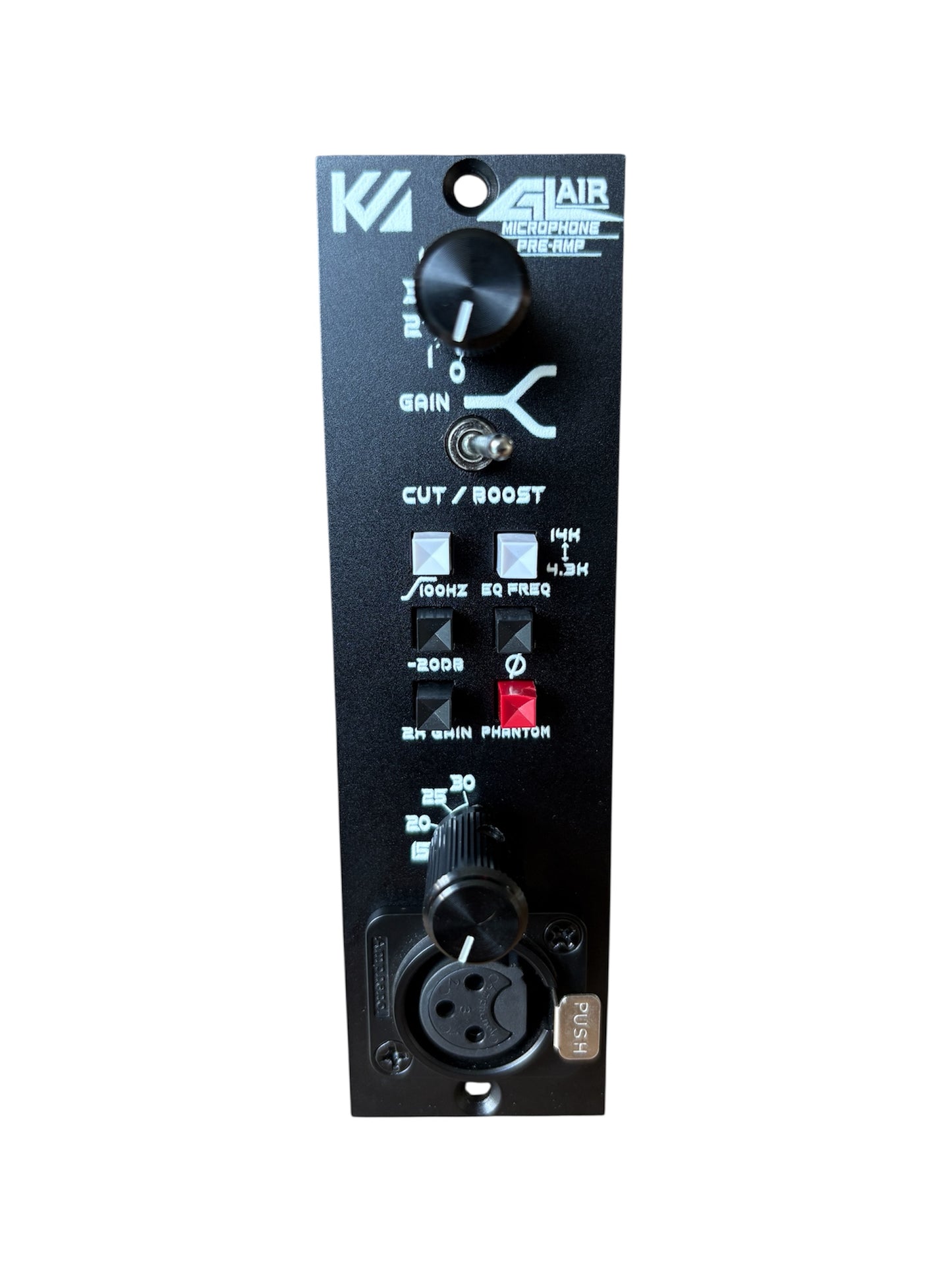 (Pre-Order) GLair 500 Series Mic Pre w/ Shelf EQ